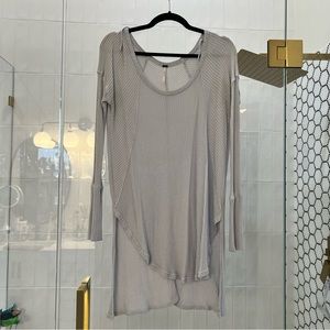 Free People Light Blue Top